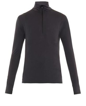 Moncler GRENOBLE Zip-front thermal T-shirt