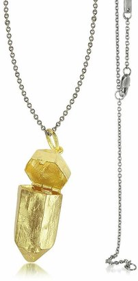 Bjorg Magic Hour - Rock Box Golden Charm Necklace