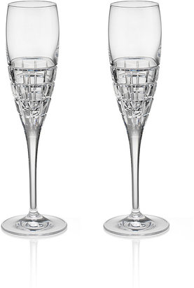 Marks and Spencer 2 Linear Champagne Glasses