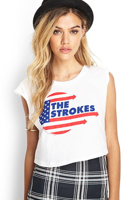 Forever 21 The Strokes Cropped Tee