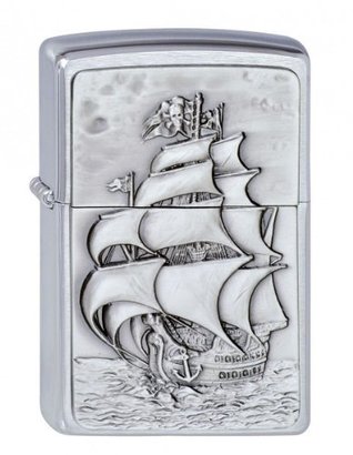 Zippo 1300003 Lighter Lighter Logo _ Parent Pirate'S Ship