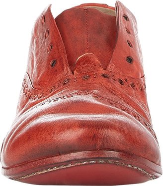 Marsèll Distressed Laceless Brogues-Red