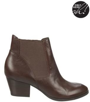 Franco Sarto Gypsum Leather Ankle Boots