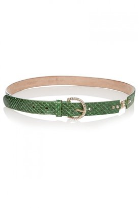 Dolce & Gabbana Snake Skin Embellished Hip Belt
