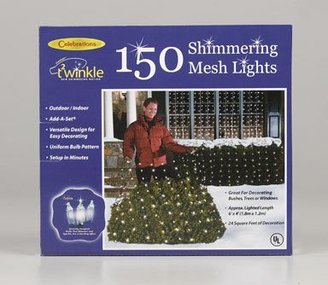 Sienna Twinkle Net Lights - 4'x6' Shimmering Mesh 150 mesh lights