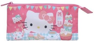 Hello Kitty Tea Party 3 Pocket Pencil Case