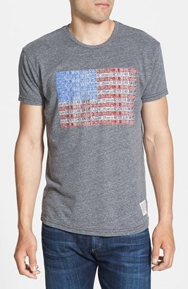 Retro Brand 20436 Retro Brand 'American Flag' Slim Fit T-Shirt