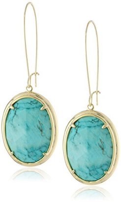 Kendra Scott Glam Rocks" Jane Turquoise Colored Drop Earrings