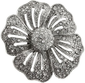 GUESS Stretch Flower Stones Ring