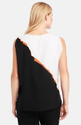 Kenneth Cole New York 'Brandon' Blouse with Tank Liner