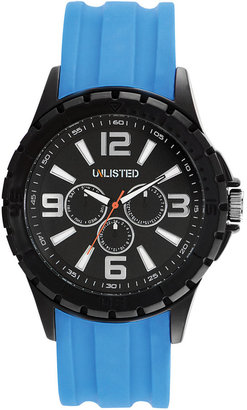 Unlisted Watch, Men's Blue Rubber Strap 47mm UL1243