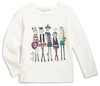 Little Marc Jacobs Toddler's & Little Girl's Band Animals Tee