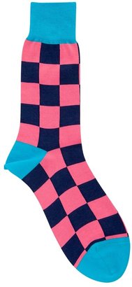 Thomas Pink Gingham Socks