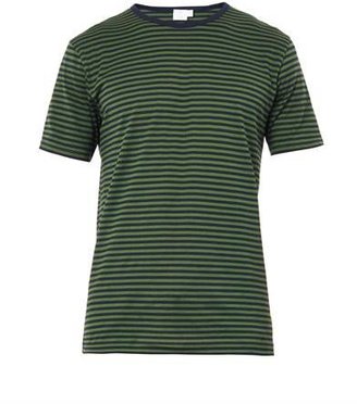 Sunspel Striped jersey T-shirt