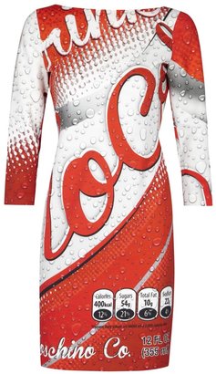 Moschino Drink can jersey dress
