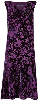 Marks and Spencer M&s Collection Floral Cowl Neck Fit & Flare Dress