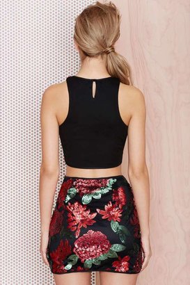 Nasty Gal Factory Bad Seed Sequin Skirt