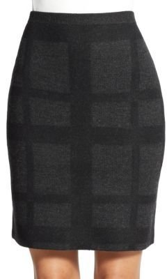 Eileen Fisher PLUS Plus Merino Wool Knit Skirt