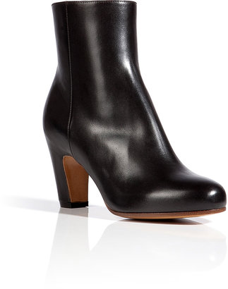 Maison Martin Margiela 7812 MAISON MARTIN MARGIELA Leather Curved Heel Ankle Boots