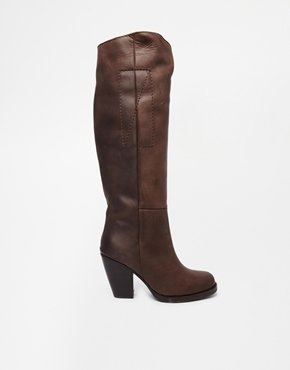 Gardenia Leather Knee High Boots
