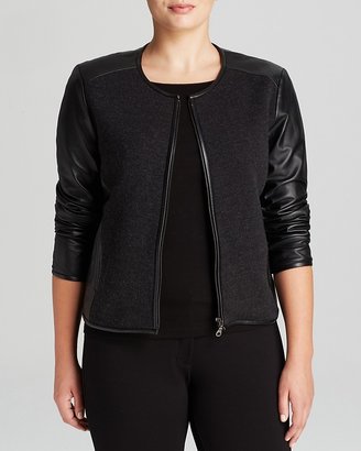 Eileen Fisher Plus Zip Front Jacket