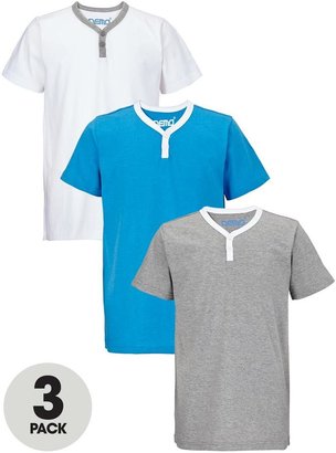 Demo Boys Y Neck T-shirts (3 Pack)