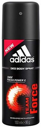 adidas Team Force Fresh Boost Deo Body Spray for Men, 5 Ounce