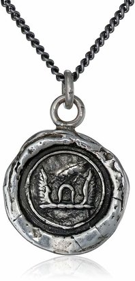 Pyrrha talisman" Sterling Silver Luck and Protection Necklace