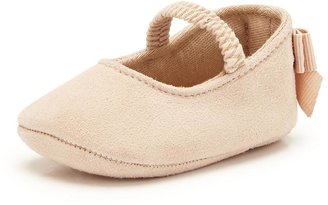 Mamas and Papas Girls Suede Bow Shoes