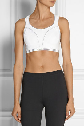 Shock Absorber Ultimate Run mesh and stretch-jersey sports bra