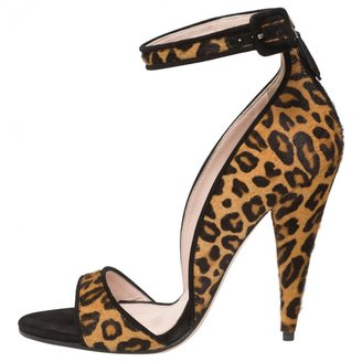 Miu Miu Leopard print Sandals
