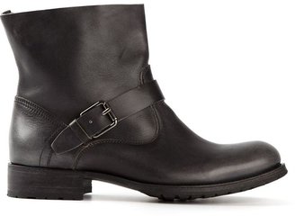 N.D.C. Made By Hand buckled biker boots