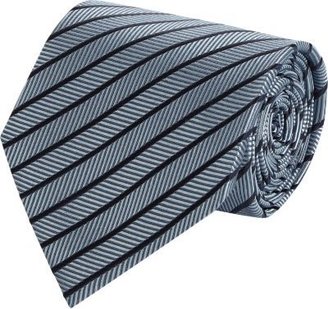 Armani Collezioni Herringbone-Stripe Jacquard Neck Tie
