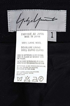 Yohji Yamamoto The Score Parallels Skirt