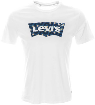 Levi's Levis Logo Crew Neck T Shirt White