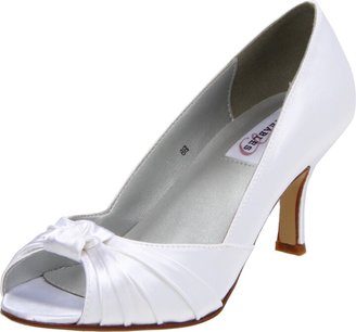 white satin pumps closed toe