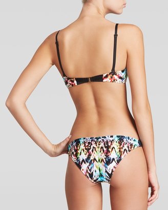 Milly Batik Print Split Underwire Bikini Top