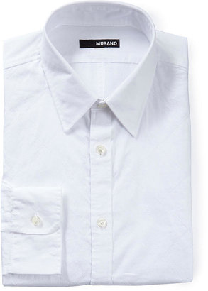 Murano Slim-Fit Quilted Oxford Shirt