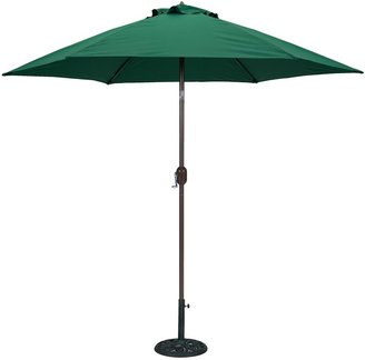 Green 9 Ft Tilting Patio Umbrella