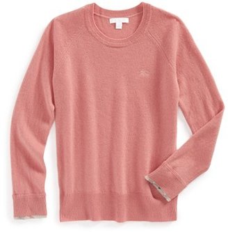 Burberry 'Georgey' Cashmere Sweater (Little Girls & Big Girls)