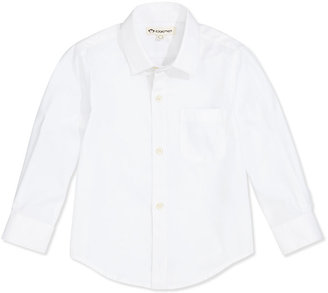 Appaman Poplin Dress Shirt, White, Boys' 2T-10