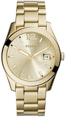Fossil Perfect Boyfriend Gold-Tone Stainless Steel Ladies Watch