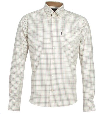 Barbour Charles Cream Tattersall Tailored Fit Shirt