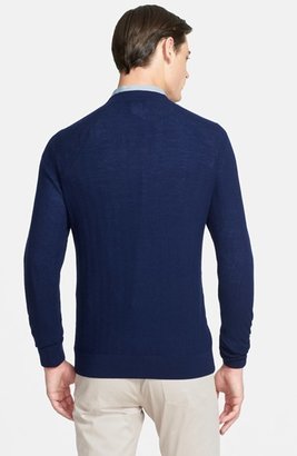 A.P.C. Chevron Texture Wool Sweater