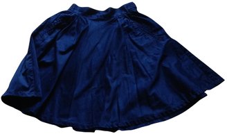 Polo Ralph Lauren Blue Cotton Skirt