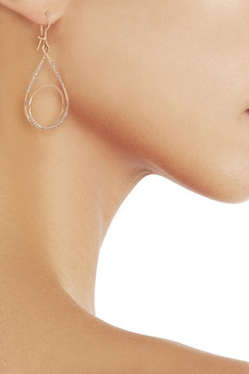 Ileana Makri Spiral 18-karat rose gold diamond earrings