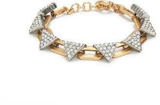 J.Crew Crystal triangle bracelet