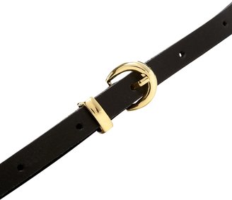 ASOS Leather 2 Pack Black/Tan Skinny Waist Belt