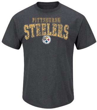 NFL Pittsburgh Steelers Troy Polamalu 43 Draft Philosophy Tee Shirt - Grey