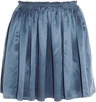 Band Of Outsiders Washed silk-satin skirt
